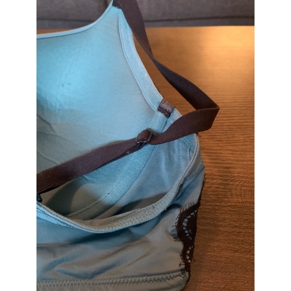 Torrid Sage Eyelash Lace Push-up Plunge Bra 40DD - Picture 10 of 15